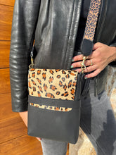 Load image into Gallery viewer, Mel Cowhide Cross Body Bag — Animal Print
