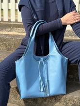Load image into Gallery viewer, Little Alice Tote Bag — Powder Blue

