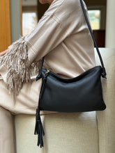 Load image into Gallery viewer, Poppy Shoulder Bag — Black
