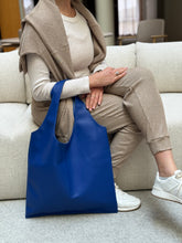 Load image into Gallery viewer, Bobby Large Tote, Italian Leather — Cobalt Blue

