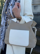Load image into Gallery viewer, Paris Hobo Tote Bag — Sand &amp; Ivory
