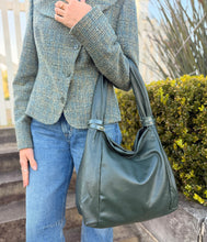 Load image into Gallery viewer, Kesha Hobo Shoulder Bag — Forest Green
