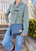 Load image into Gallery viewer, Bailey Work Clutch — Navy
