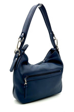 Load image into Gallery viewer, Christina Hobo Tote Bag (small) — Indigo
