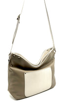 Load image into Gallery viewer, Paris Hobo Tote Bag — Sand &amp; Ivory
