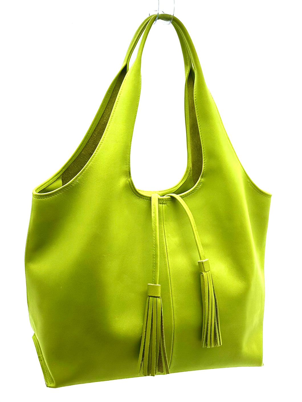 Little Alice Tote Bag — Lime Green