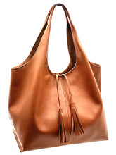 Load image into Gallery viewer, Alice Large Tote Bag — Whisky Tan
