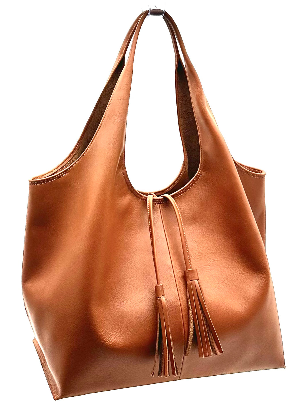 Alice Large Tote Bag — Whisky Tan