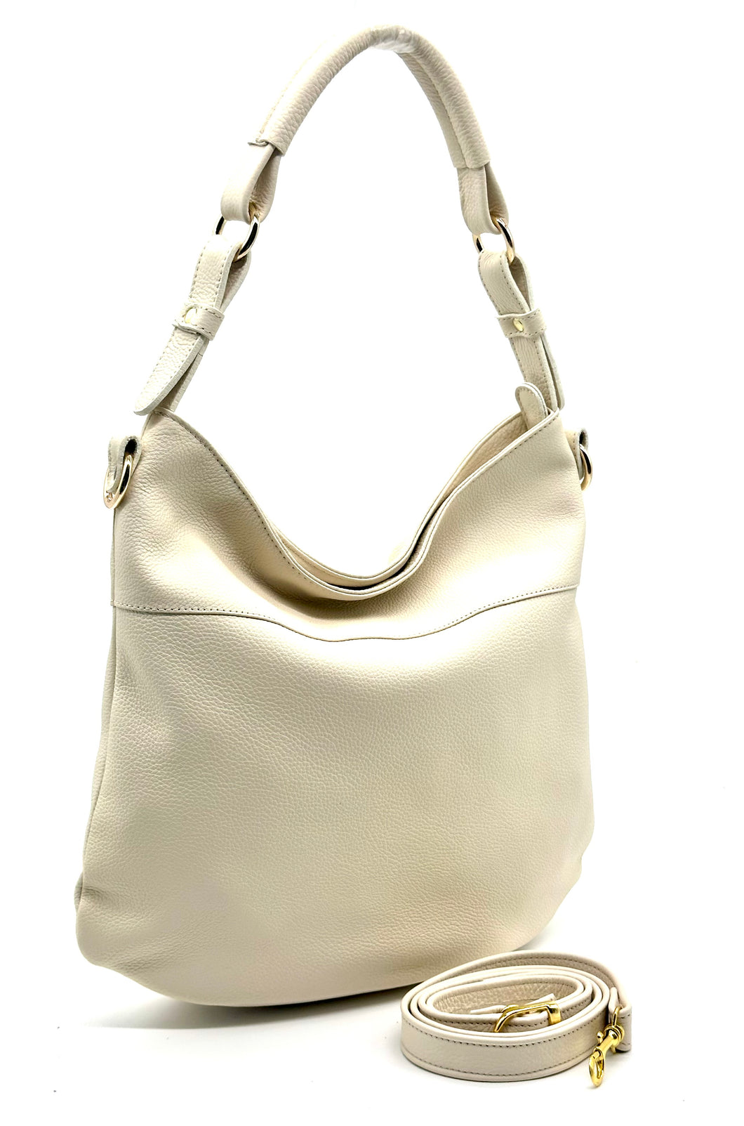 Juliette Hobo Bag — Winter White
