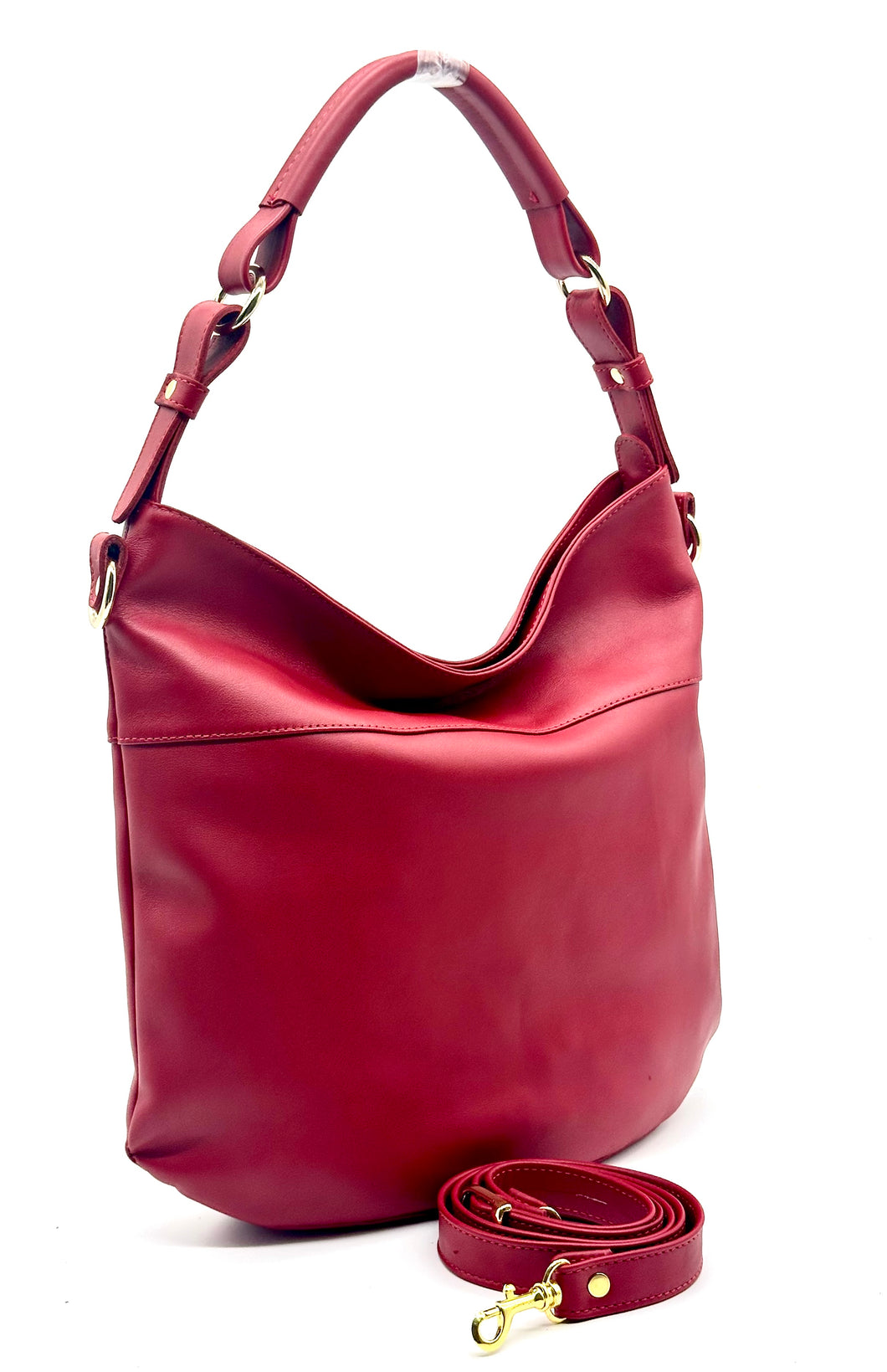 Juliette Hobo Bag — Red