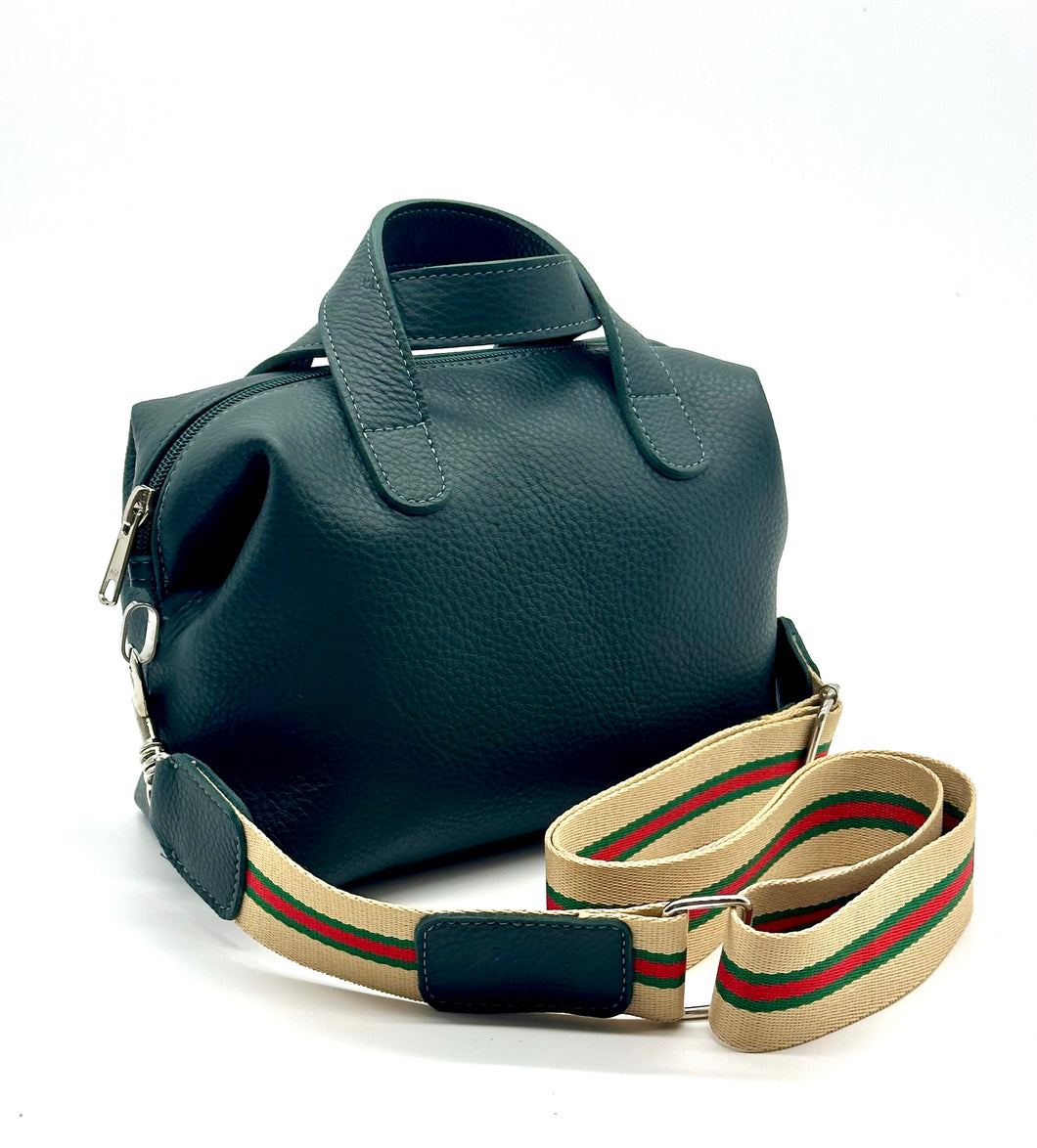 Gracie micro tote — Bottle Green