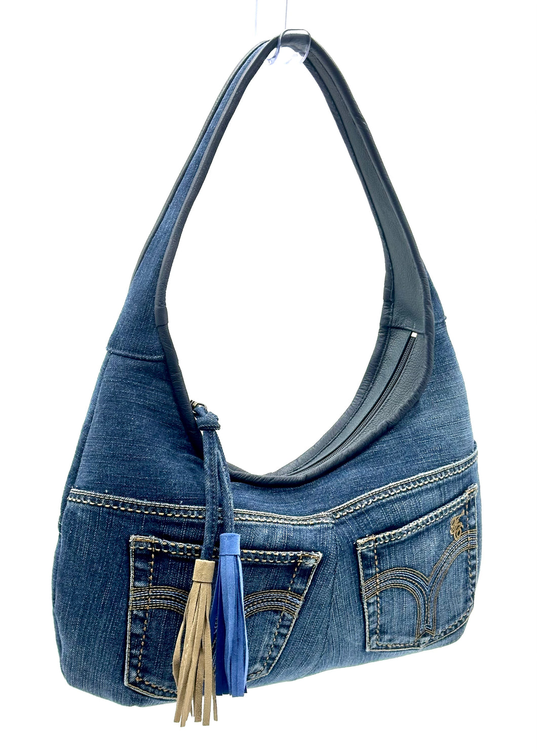 Alexia Denim Hobo Bag