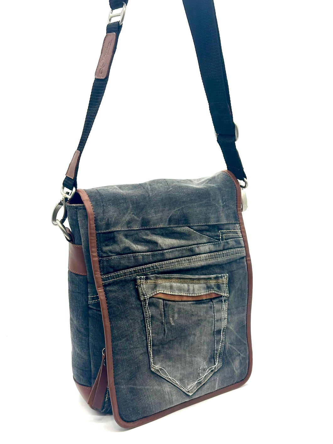 Charlie Denim Satchel