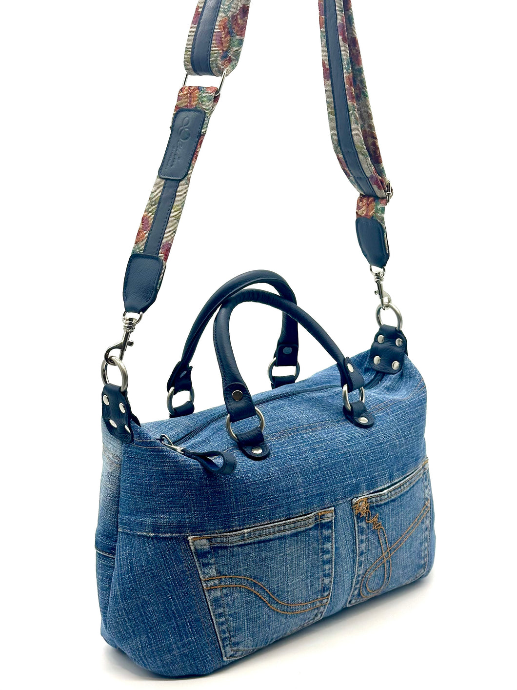 Leyla Denim Tote Bag