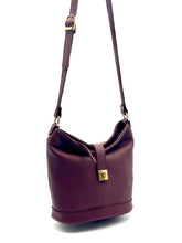 Load image into Gallery viewer, Isabella small bucket bag - Burgundy
