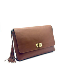 Load image into Gallery viewer, Bailey Work Clutch — Tan
