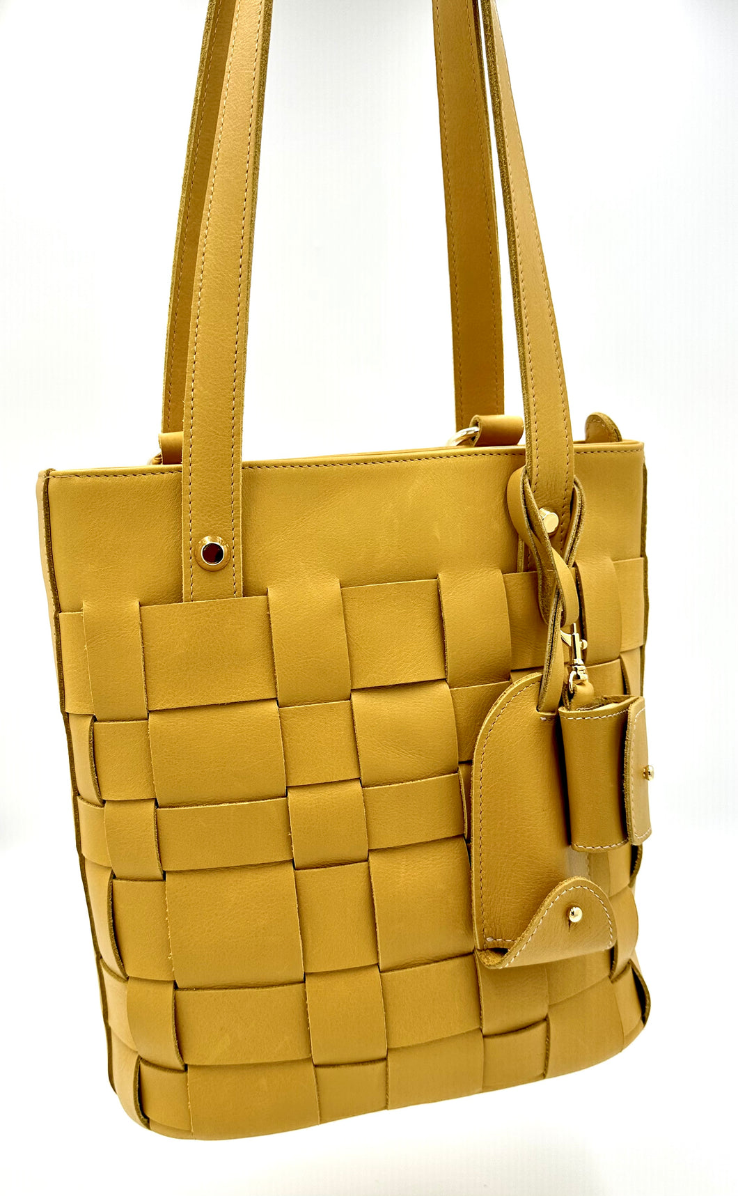 Chelsea Backpack Tote Bag - Ochre Yellow