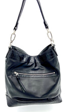 Load image into Gallery viewer, Chloe Cowhide Hobo with Leather Trim

