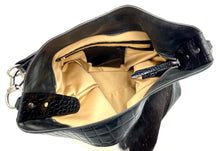Load image into Gallery viewer, Chloe Cowhide Hobo with Leather Trim
