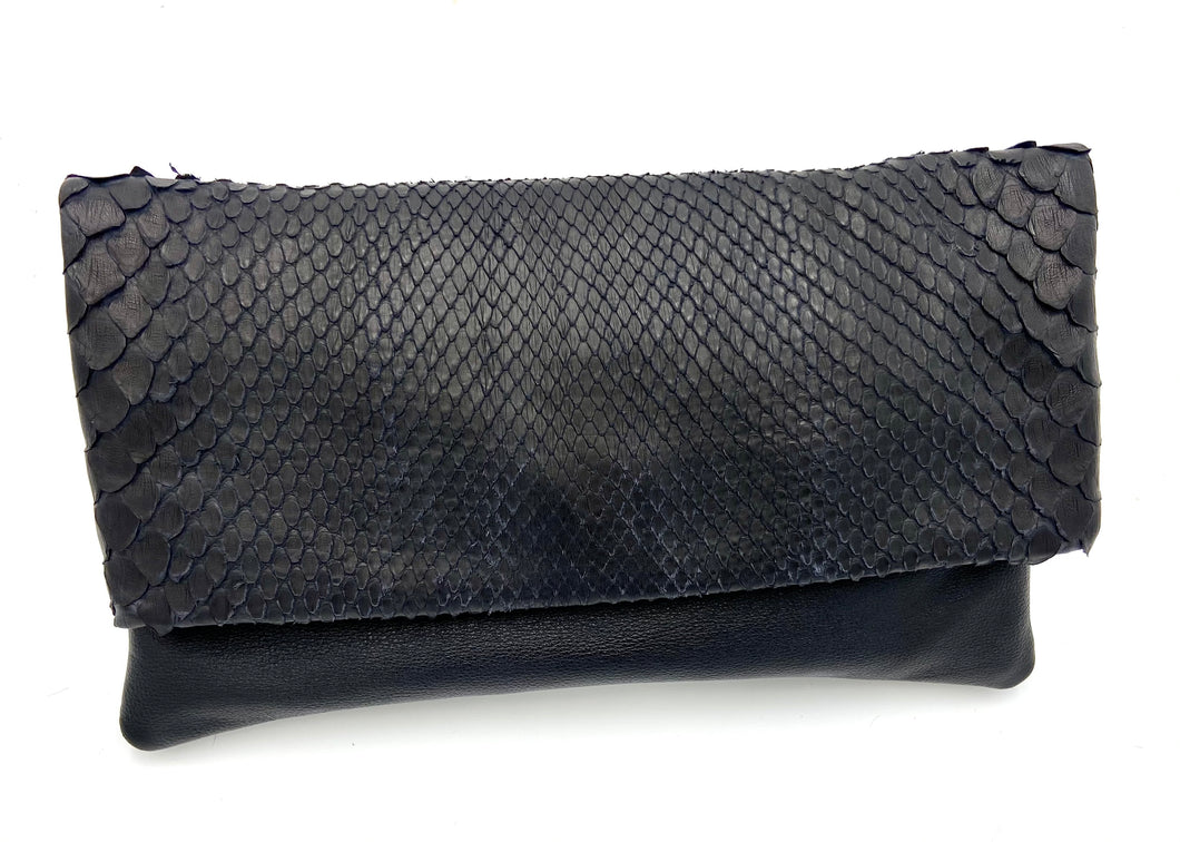 Rita Python Clutch