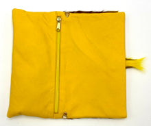 Load image into Gallery viewer, Jafari Springbok Clutch - Lemon Yellow

