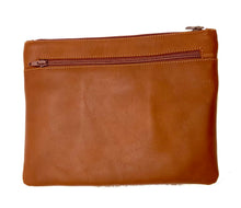 Load image into Gallery viewer, Sofia Clutch - Tan Cowhide
