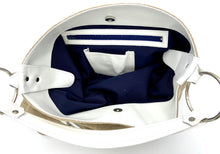 Load image into Gallery viewer, Chloe Hobo Tote - Linen/White
