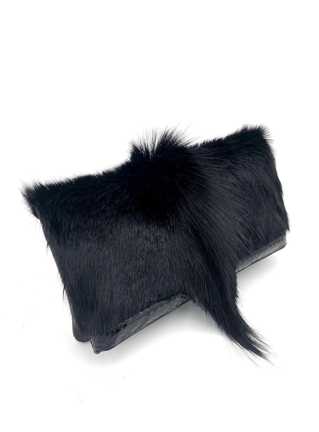 Jafari Springbok Clutch - Black