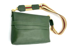 Load image into Gallery viewer, Andy cross body bag - Moss Green Italian Leather

